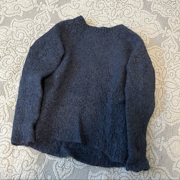 J. Crew Wool-Alpaca Blend Boucle Sweater - Picture 2 of 5